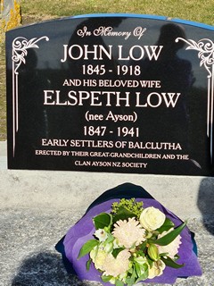 Elspeth and John Low 